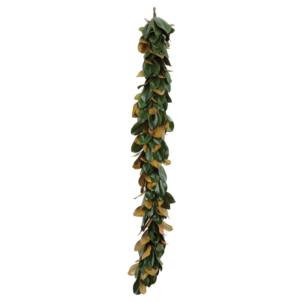Magnolia green and brown holiday garland