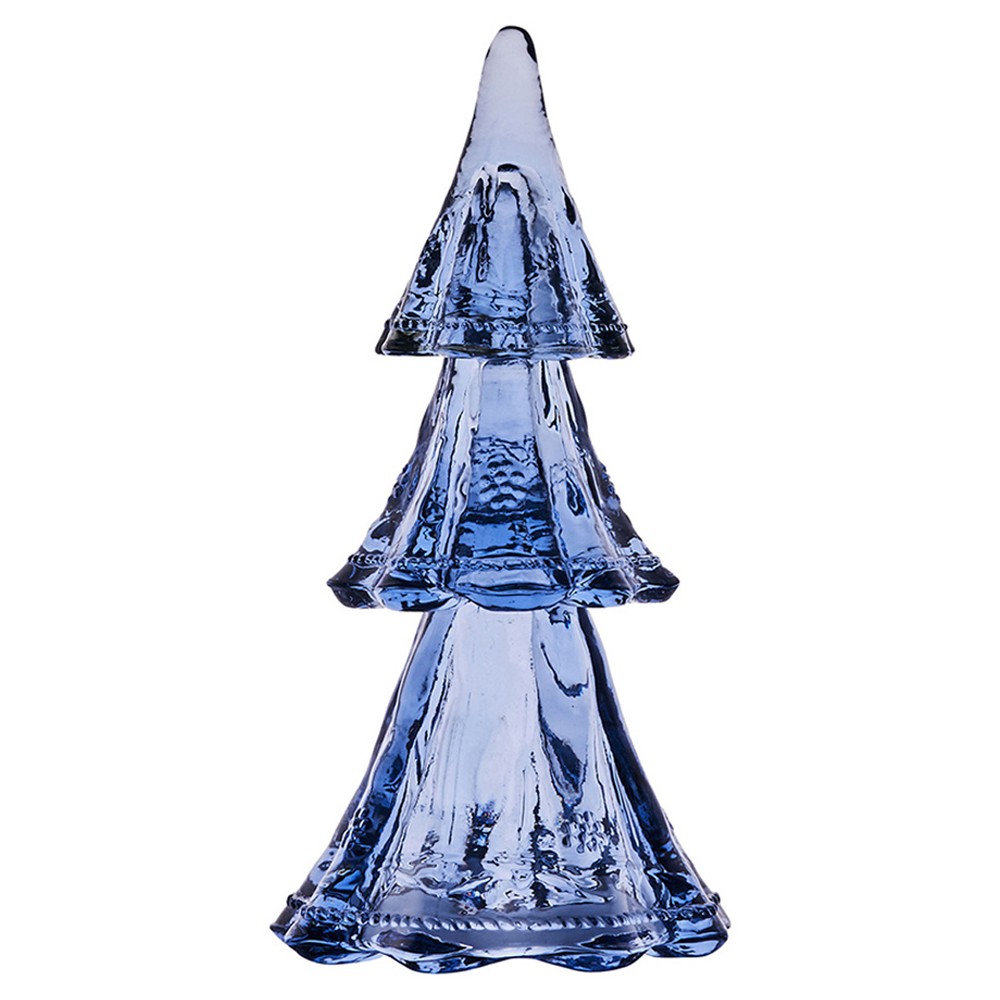 Juliska blue glass Christmas tree decor