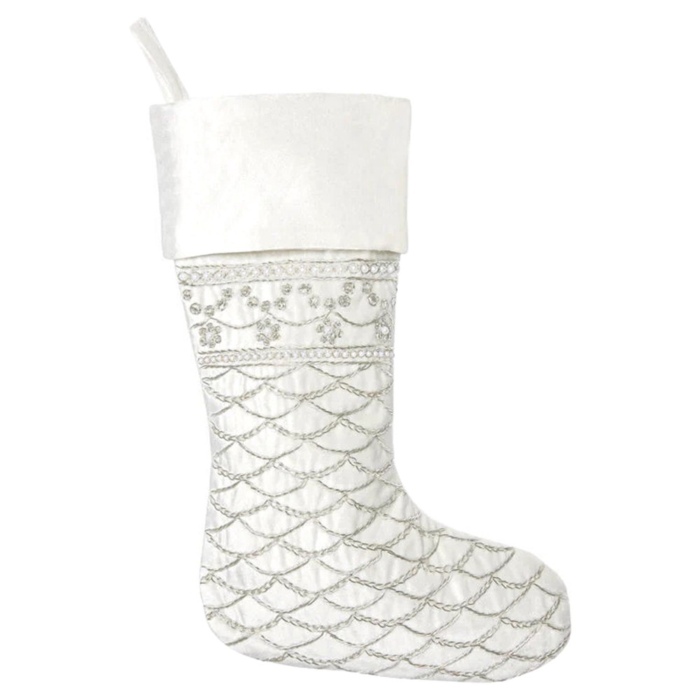 Sferra wilver and white stocking