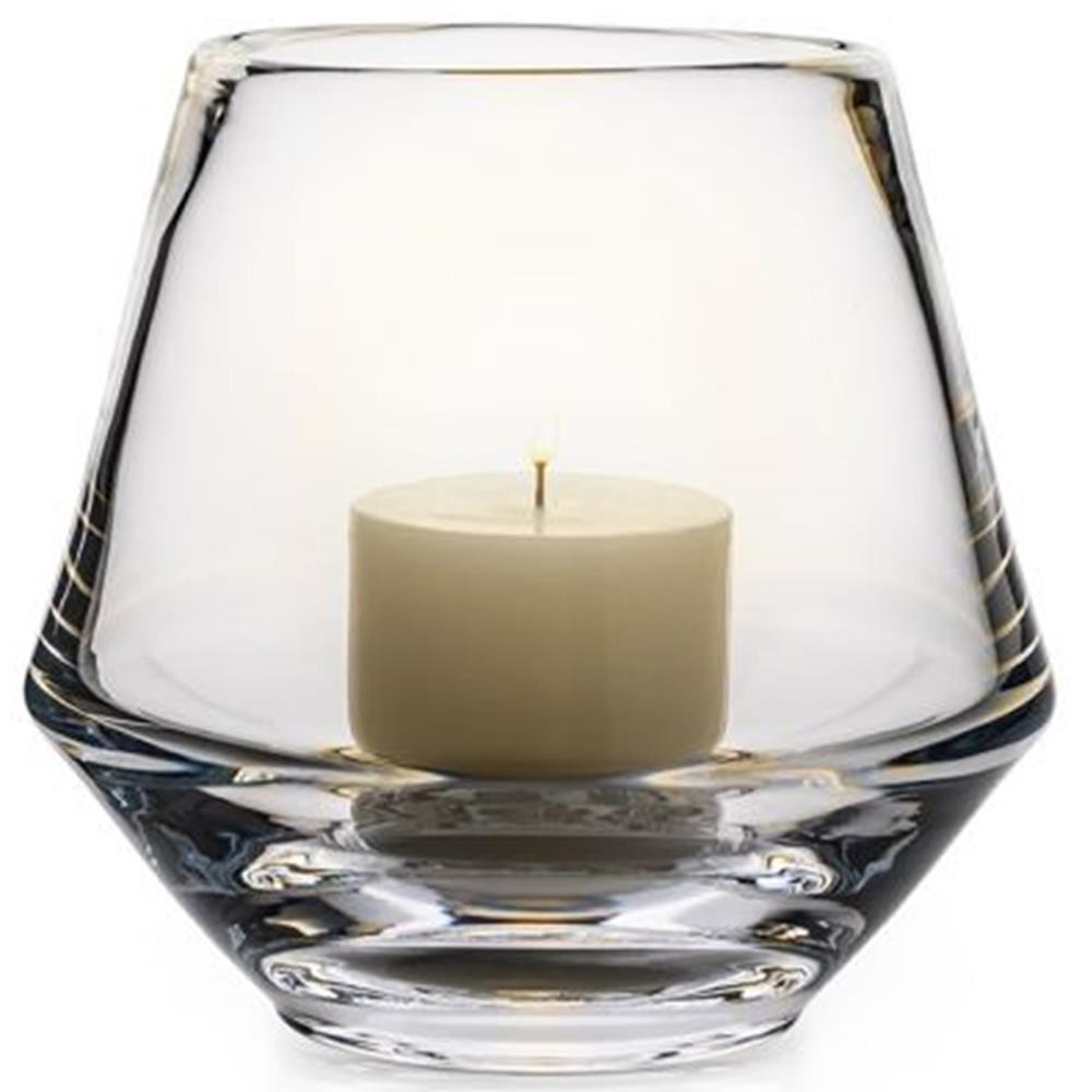 Simon Pierce glass hurricane candleholder