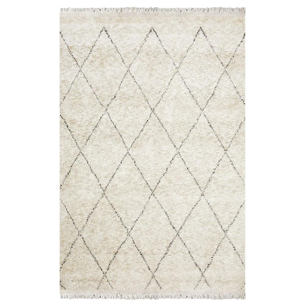 Moroccan shag area rug