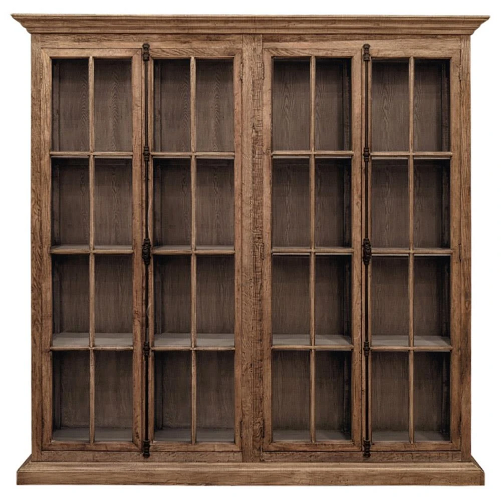 wood and glass display case