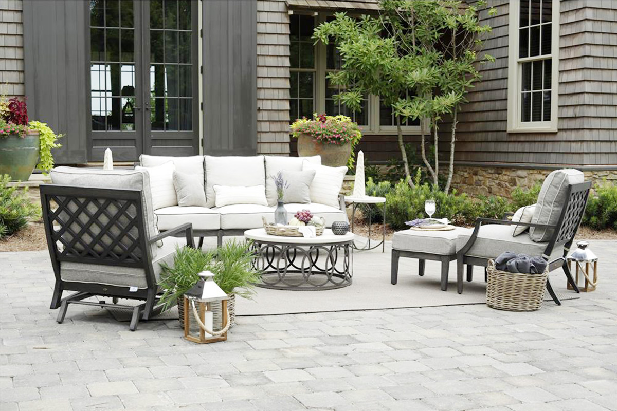 outdoor furniture on patio