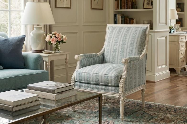 How to Style the Bergère Chair, an Iconic Silhouette That’s Been Loved for Centuries