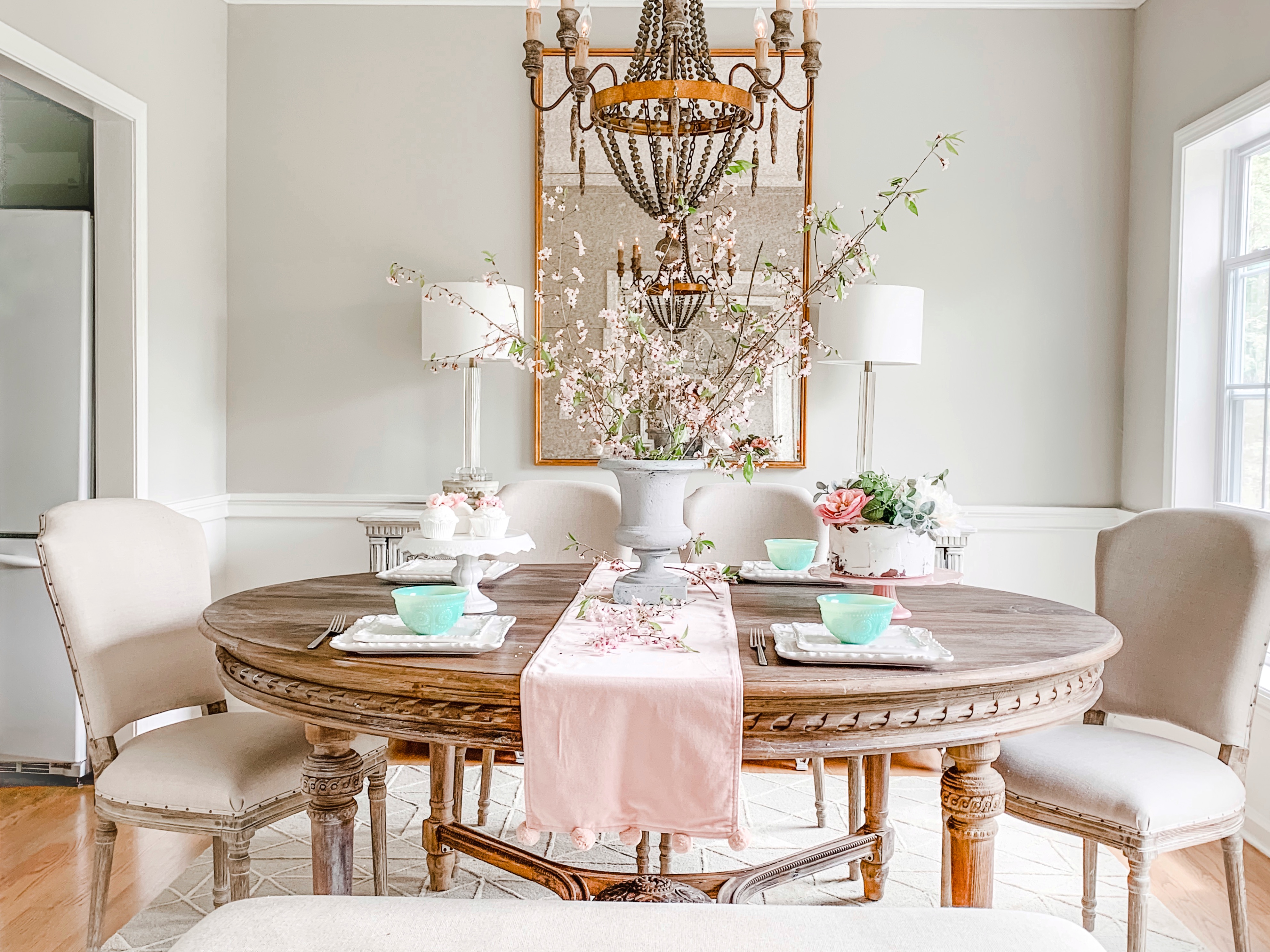 French Country Dining Room Reveal with Blogger Pamela Dyer