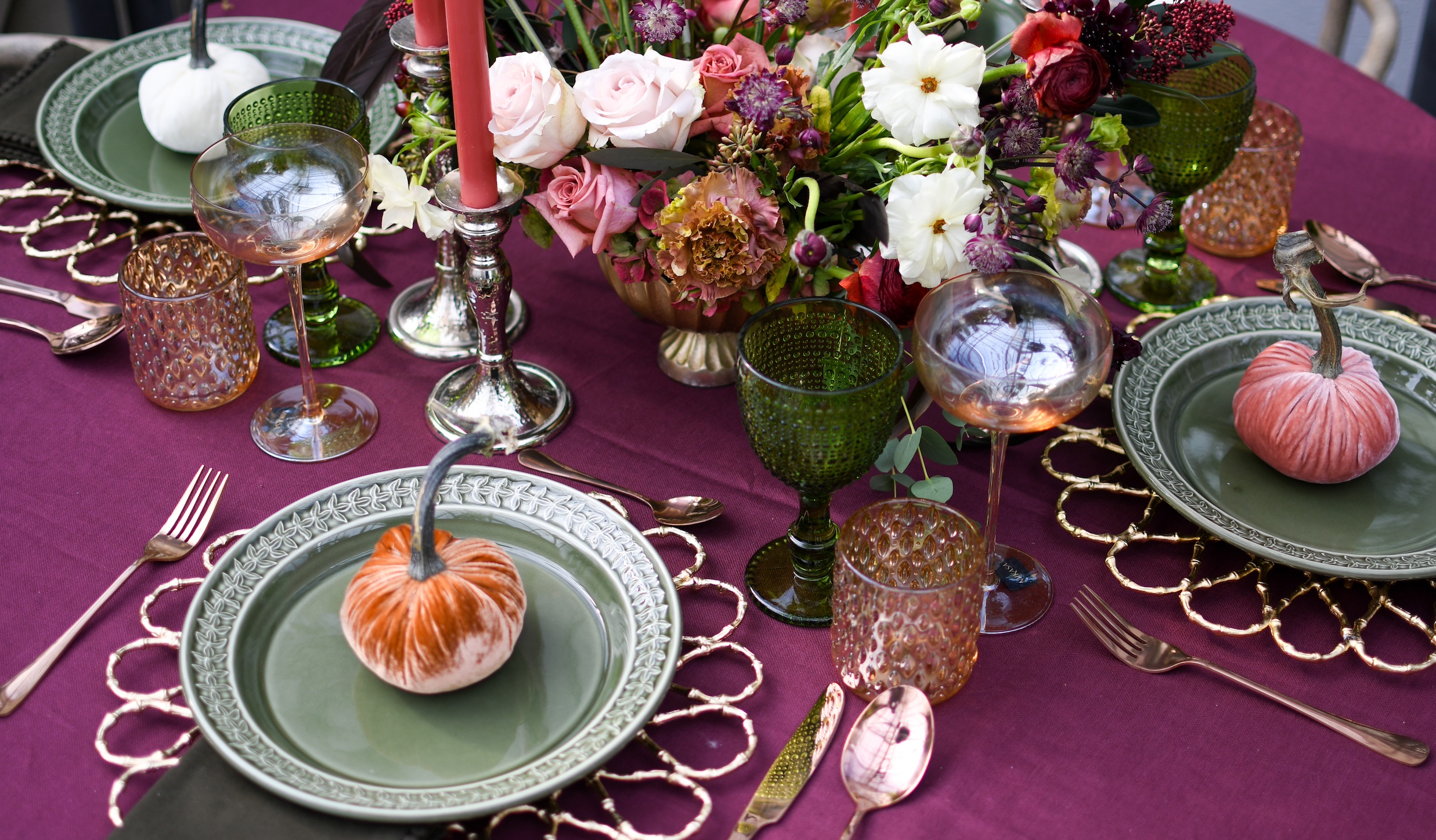 Enchanted Ideas For A Luxe Fall Dinner Party