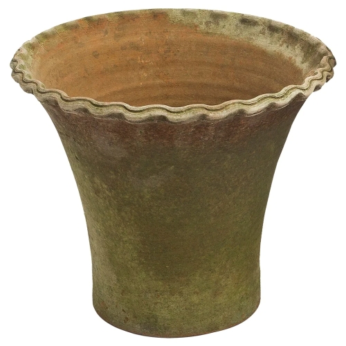 Axel Scalloped Outdoor Planter