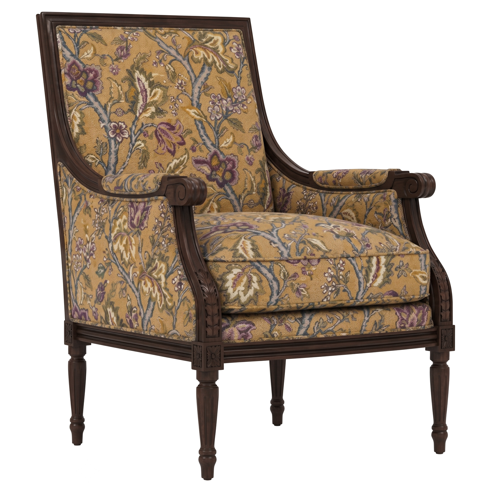 Juliette Botanical Bergere Chair