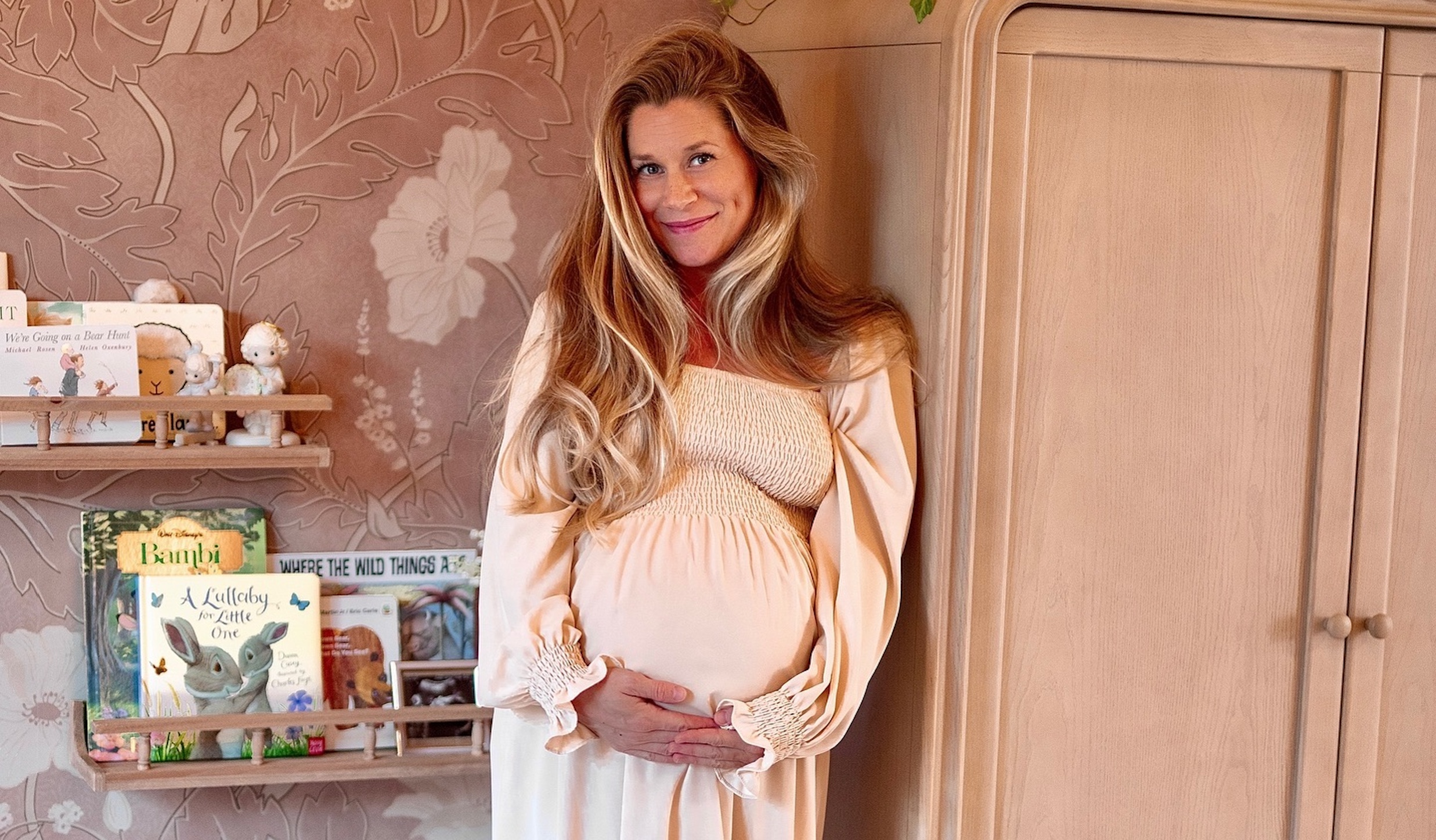 Olivia Rink's Vintage-Inspired Blush & Gold Nursery Reveal