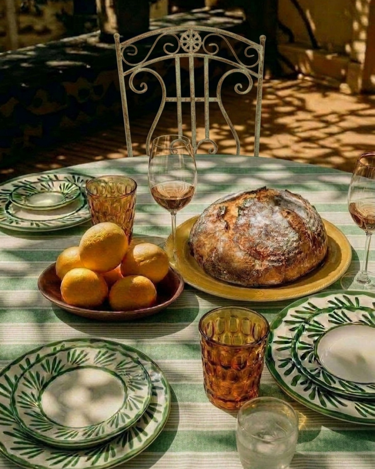 Outdoor Table Setting