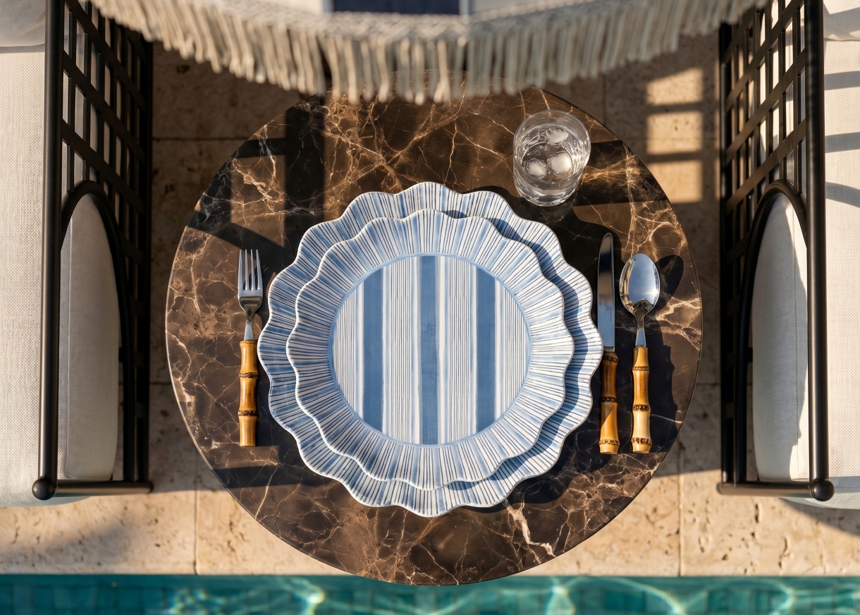 Poolside Place Setting