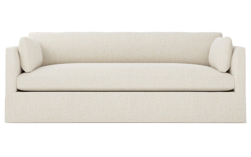 Madeline Vanilla Slipcovered Sofa - 90"