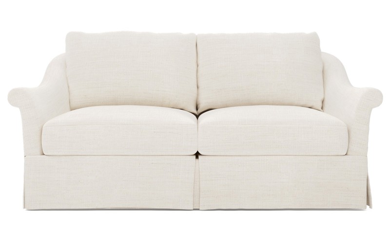 Amelie Natural Skirted Loveseat - 72"