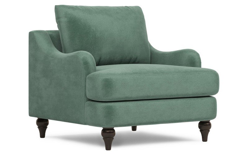 Willett Stone Pine Performance Velvet Chair