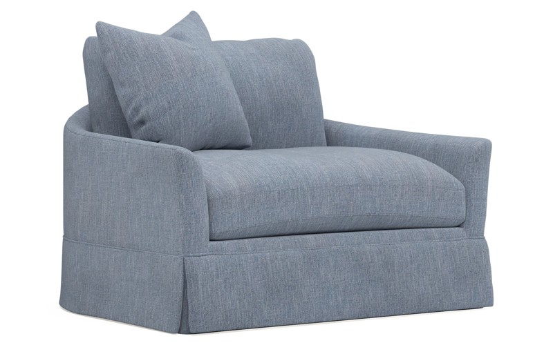Hartwell Nantucket Blue Performance Chair and a Half
