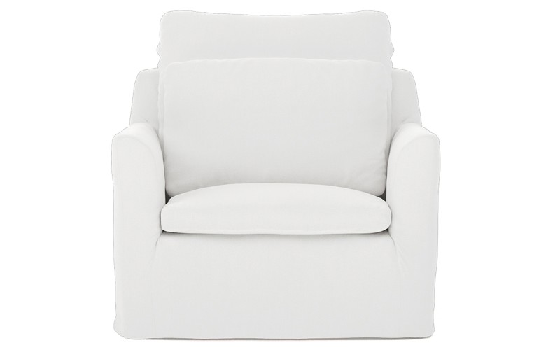 Cisco Home Donato Pure White Linen Slipcovered Chair
