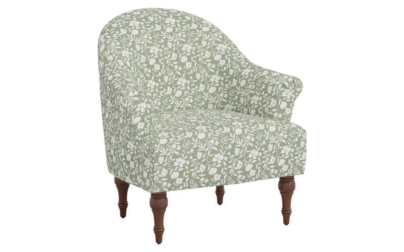 Prudence English Meadow Botanical Cotton Chair