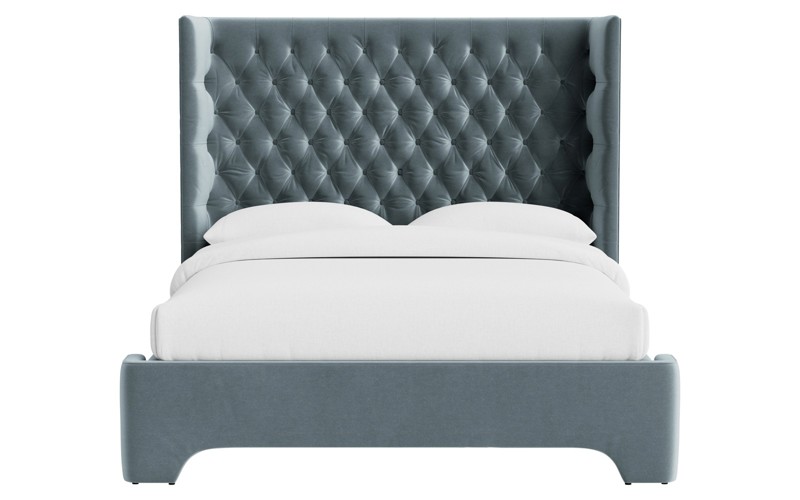 Myra Spring Breeze Performance Velvet Bed - Queen