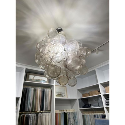 Nimbus Modern Classic Clear Resin Bubble Chandelier