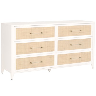 white coastal dresser Palm Coast The Heritage Coast Dresser with Mirror brings timeless elegance and practical function to your bedroom Holland 6-Drawer Double Dresser -