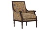 Juliette Marigold Botanical Weave Sussex Brown Bergere Chair
