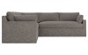 Weybridge Truffle Performance Slipcovered Corner Sectional - Right End - 110"
