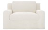 Henri Natural Slipcovered Chair and a Half