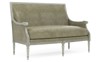 Juliette Juniper Leather Provence Sage Settee