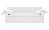 Cisco Home Donato Pure White Linen Slipcovered Sofa - 78"