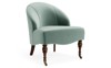 Zadie Stone Pine Performance Velvet Chair