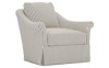 Amelie Peppercorn Stripe Skirted Chair
