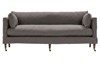 Madeline Truffle Performance Skirted Sofa - 84"