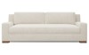 Henri Heathered Ivory Crypton Loveseat - 72"