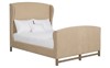 Claire Champagne Performance Velvet Bed with Footboard - Twin