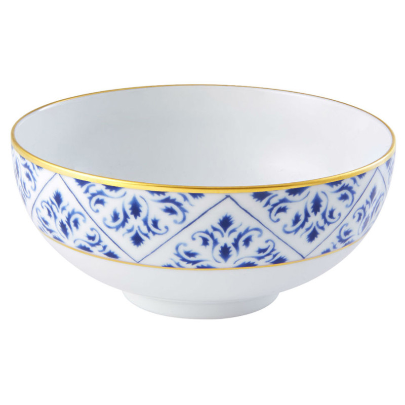 Transatlantica Global Bazaar Blue Porcelain Soup Bowl - Set of 4