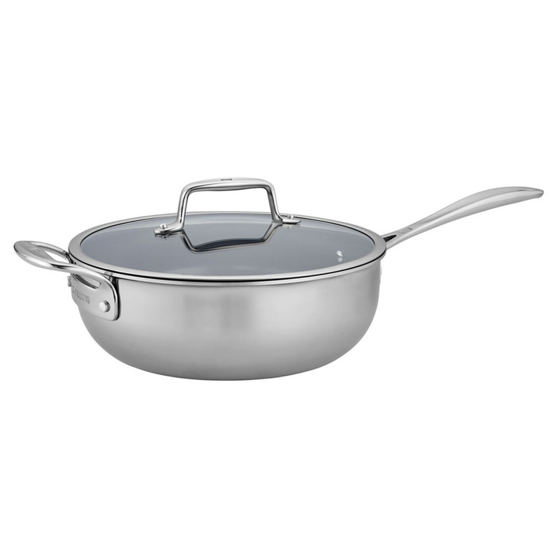Zwilling Clad CFX Modern Classic Silver Stainless Steel Nonstick Pan