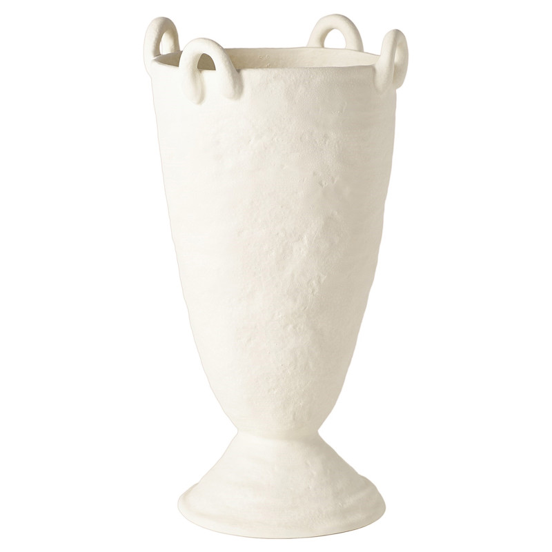 Louis White Ceramic Decorative Table Vase