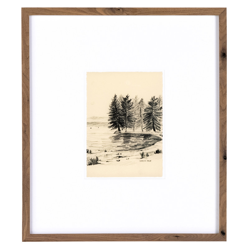 Serene I Illustration - 24.5x21.5