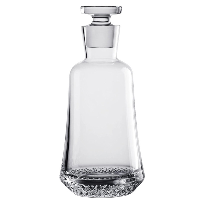 Paris Modern Classic Clear Crystal Whisky Decanter by Nude Glass