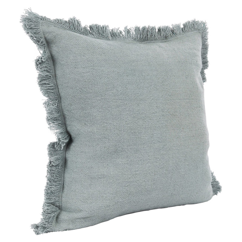 Danica Modern Classic Aqua Blue Linen Decorative Throw Pillow - 22x22