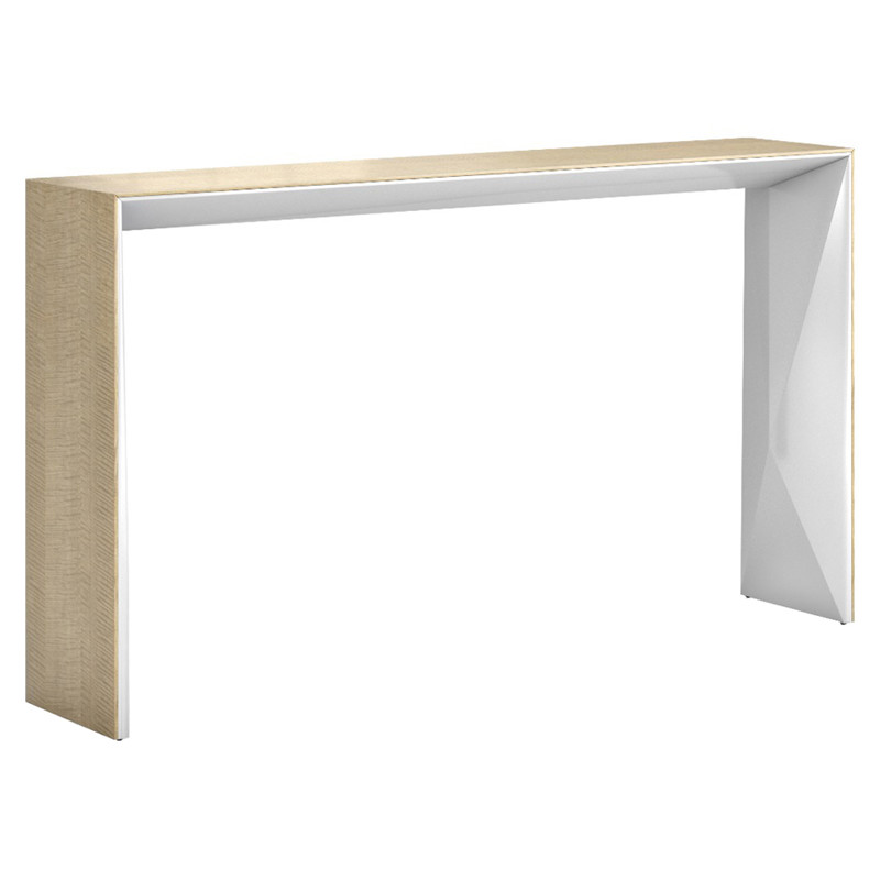 Henderson Modern Classic Paraiso Brown Wood Rectangular Console Table