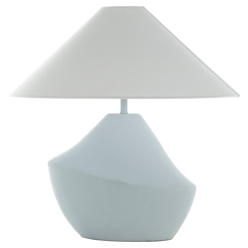 Ares Modern Classic Blue Resin Bedside Table Lamp