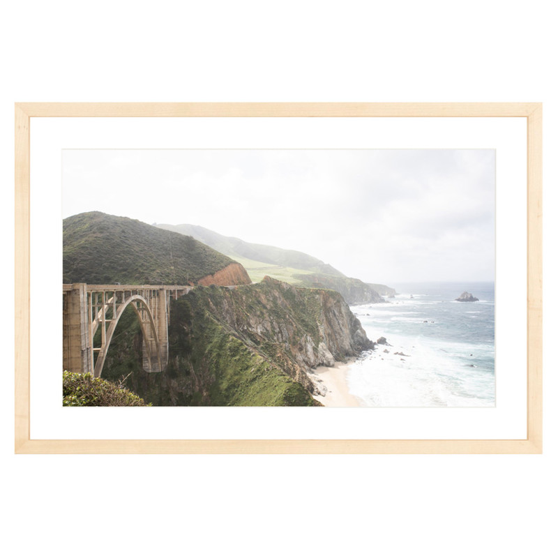 Bixby Bridge Photograph by Amanda Anderson - 16x24