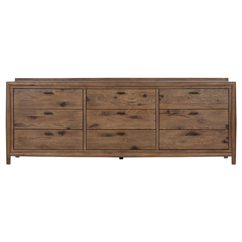 brown oak dresser Mission Quarter Sawn 8 Drawer Walnut stain Finished in warm brown that emulates the traditional fuming technique used to darken wood Marlow Dark Oak Dresser with
