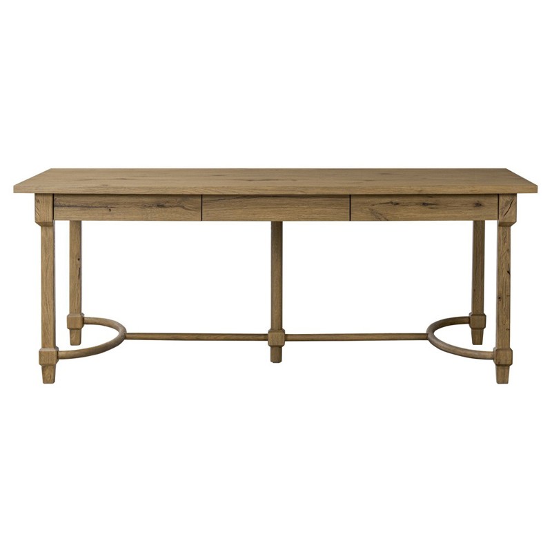 Edison Worn Oak Desk by Four Hands