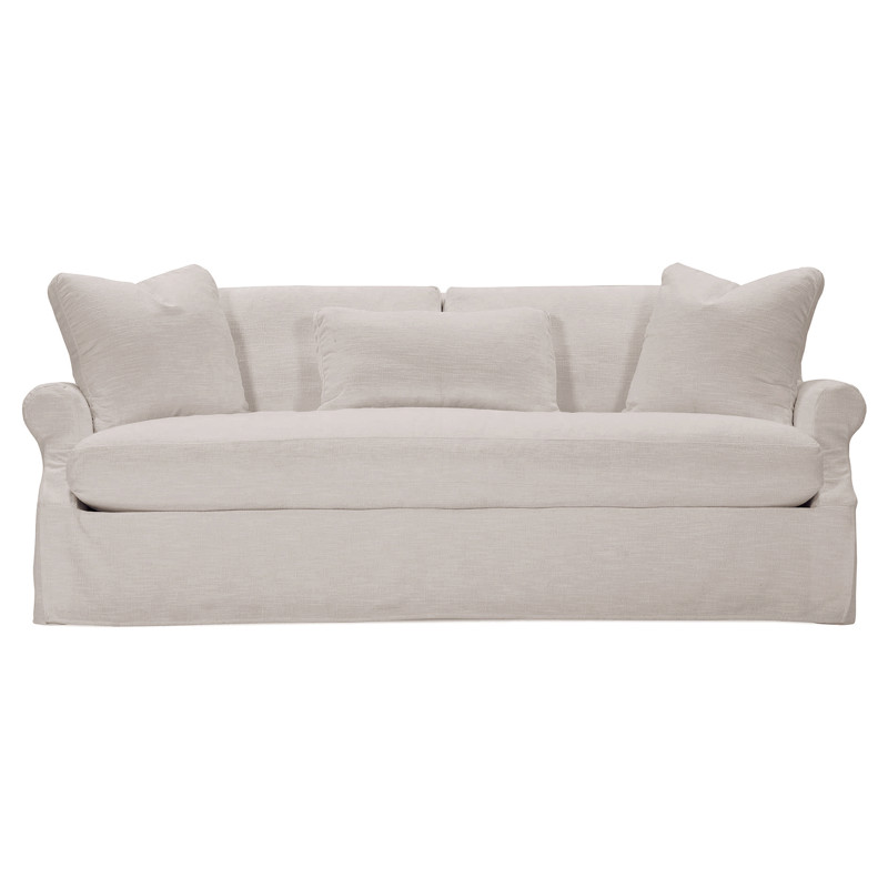 Jonathan French Country Fog Slipcovered Sofa - 85"