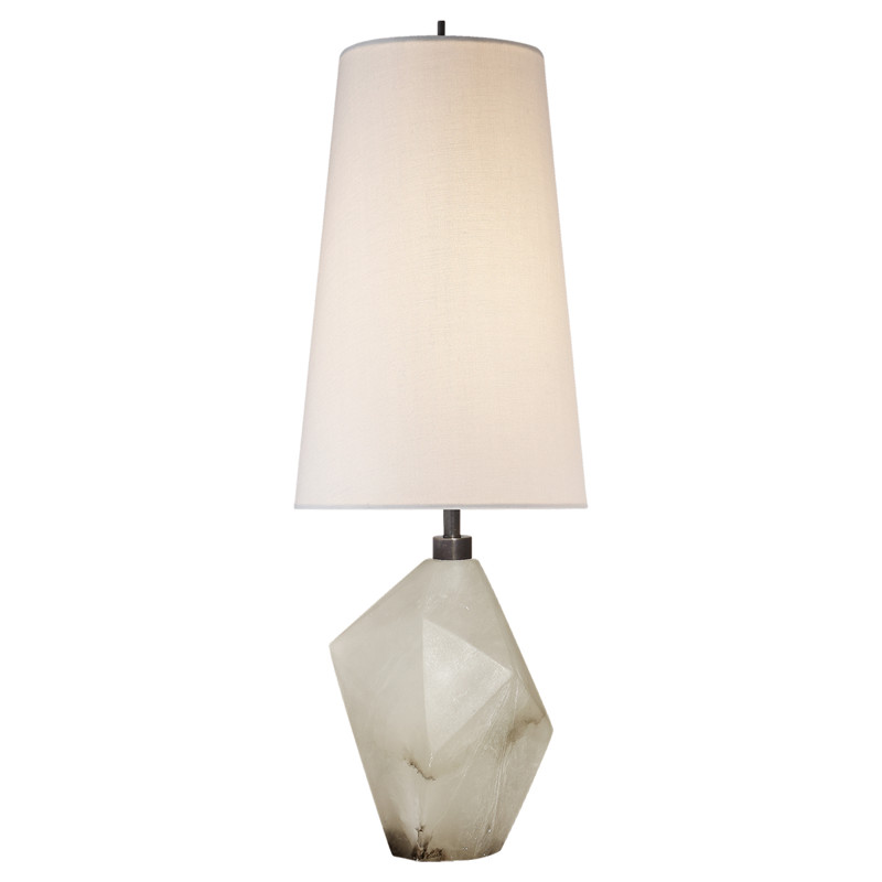 Visual Comfort Halcyon Modern Classic Alabaster Cordless Accent Table Lamp