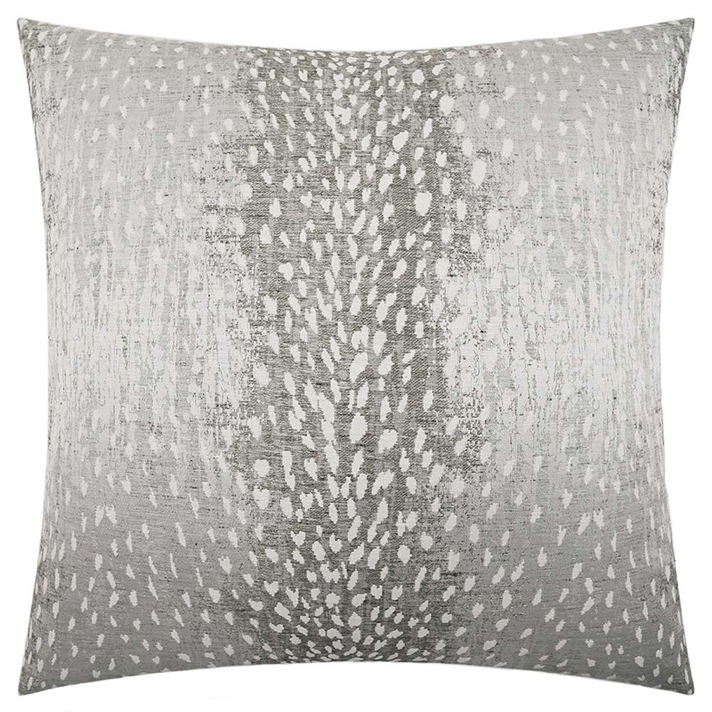 Albene Modern Silver Animal Print Decorative Throw Pillow - 20x20