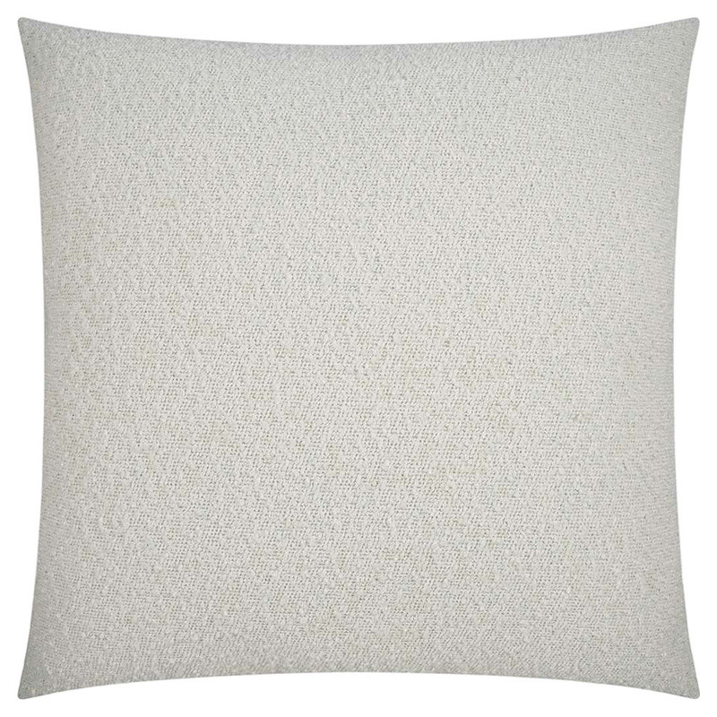 Cleo Modern Classic Ivory Textured Decorative Throw Pillow - 24x24