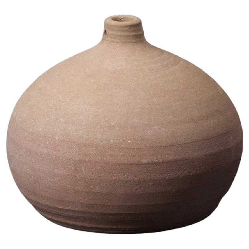 Oliver Traditional Beige Terracotta Outdoor Bud Vase by BIDK